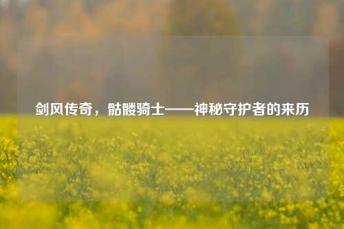 剑风传奇，骷髅骑士——神秘守护者的来历